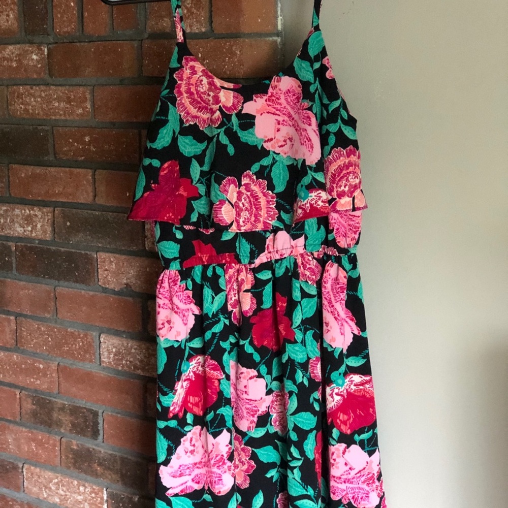 Elle Floral Frill Top Sundress